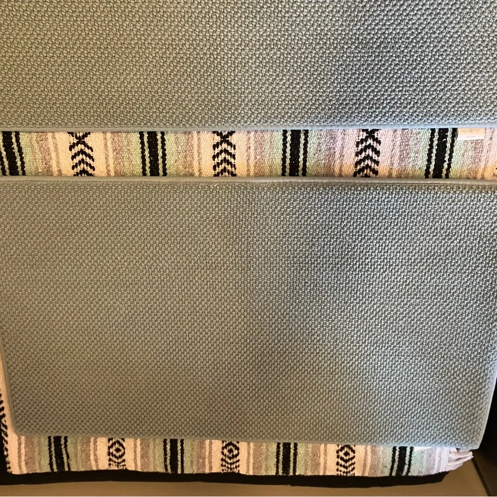 Threshold - Light Blue Bath Mat Set of (3)